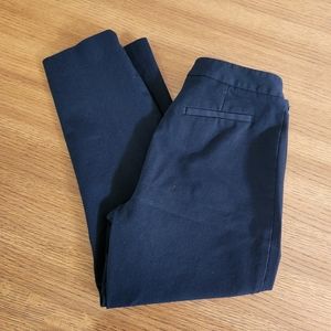 Pure Collection Black Tapered Cotton Pant